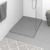 Vidaxl shower tray 100x70 cm SMC Gray