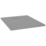 Bac de douche Vidaxl 100x80 cm SMC Gray