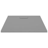 Vidaxl Duschschale 100x80 cm SMC Grau