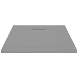 Vidaxl Shower Tray 100x80 cm SMC Grey