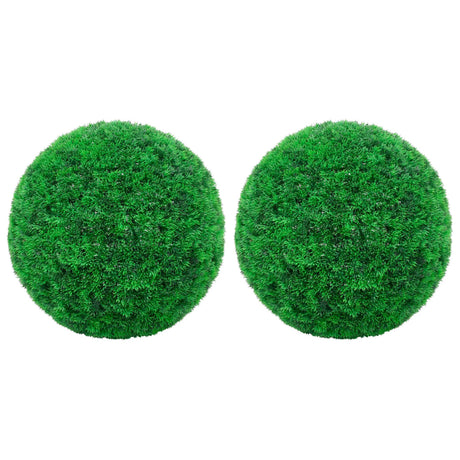 VIDAXL KUNSTBUXUS BUBS 2 PCS 27 cm