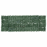 Vidaxl Balkon Bildschirm mit dunkelgrünen Blättern 300x100 cm