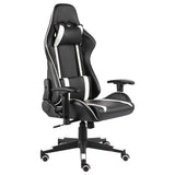 Vidaxl gamestoel draaibaar pvc wit