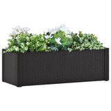 Vidaxl Planter Visoko samonarajoči sistem 100x43x33 cm antracit