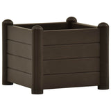 VIDAXL -Pflanzer Insert 43x43x35 cm pp mokka