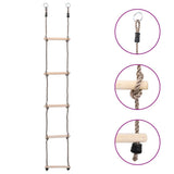 Vidaxl Leiter mit 5 Sport 210 cm Festkiefer