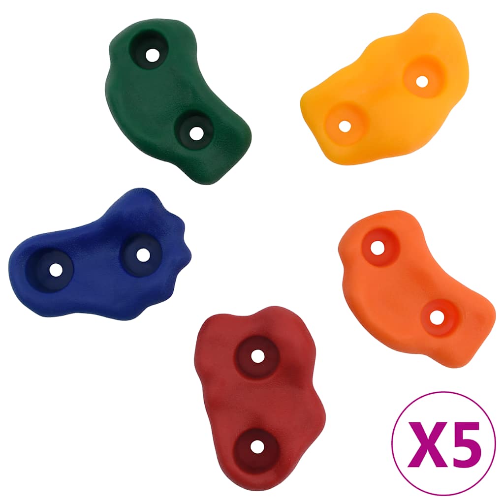 Vidaxl Climbing Stones 25 m med rep multi -färgade