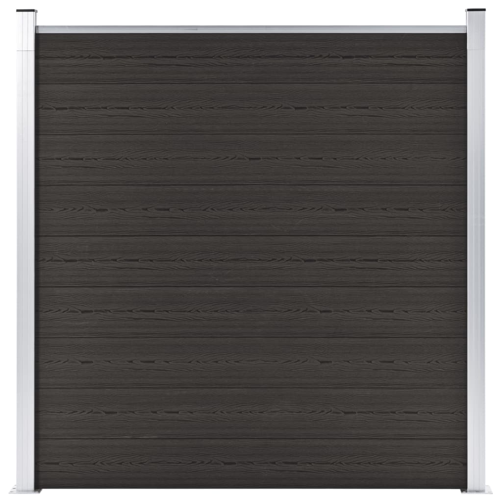 VIDAXL -Zauntafel 180x186 cm HKC Schwarz