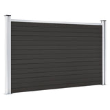 Vidaxl Fence Panel 180x105 cm HKC Black