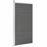 Vidaxl -Zauntafel 95x186 cm HKC Grau