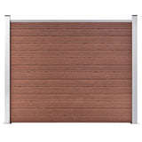 Vidaxl Fence Panel 180x146 CM HKC Brown