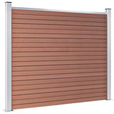 Vidaxl Fence Panel 180x146 cm HKC Brown