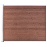Vidaxl -Zauntafel 175x146 cm HKC Brown