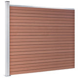 Vidaxl Fence Panel 175x146 CM HKC Brown