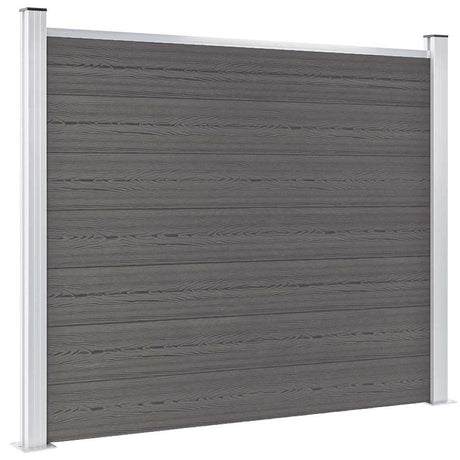 VIDAXL -Zauntafel 180x146 cm HKC Grau