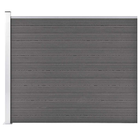 Vidaxl schuttingpaneel 175x146 cm hkc grijs