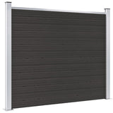 Vidaxl Fence Pannello 180x146 cm HKC nero