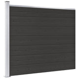 Vidaxl Fence Panel 175x146 CM HKC Black