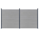 Vidaxl Fence Posts 3 St 185 cm Aluminium Dark Grey