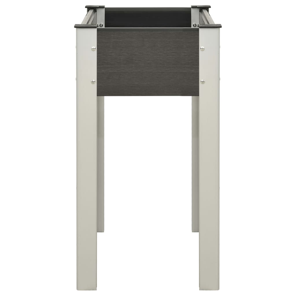 Vidaxl Planter raised 75x40x75 cm HKC Gray