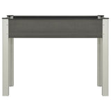 VIDAXL -Pflanzer erhoben 100x40x75 cm HKC Grau