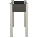 VIDAXL -Pflanzer erhoben 100x40x75 cm HKC Grau