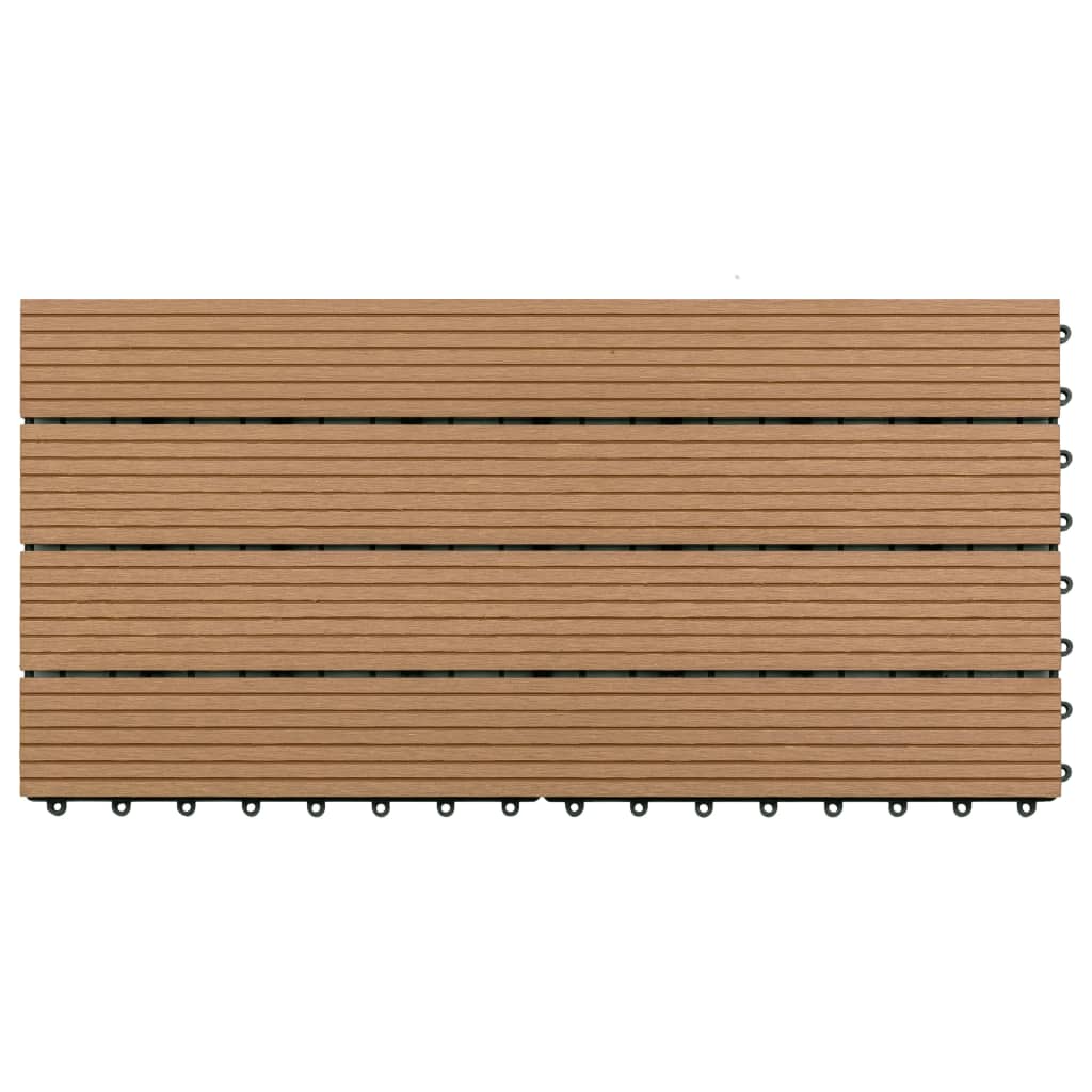 Vidaxl Terrace Liles 6 PCS 60x30 cm 1,08 m² Brown HKC