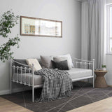 Vidaxl slaapbank metaal wit 90x200 cm