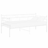 Vidaxl slaapbankframe metaal wit 90x200 cm