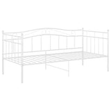 Vidaxl slaapbank metaal wit 90x200 cm