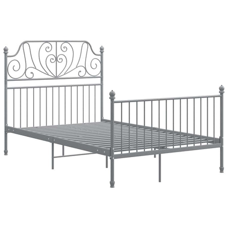Vidaxl bedframe metaal grijs 120x200 cm