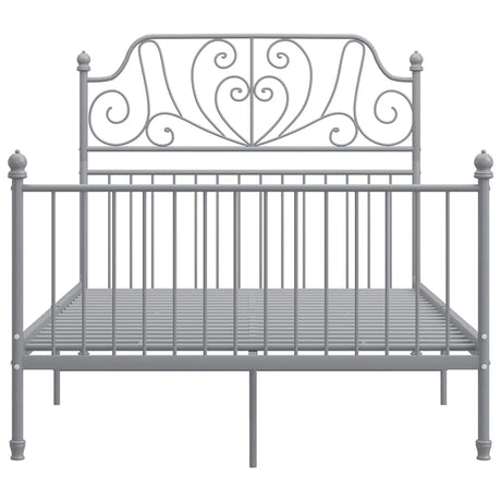 Vidaxl bedframe metaal grijs 120x200 cm