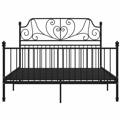 Vidaxl bedframe metaal zwart 160x200 cm