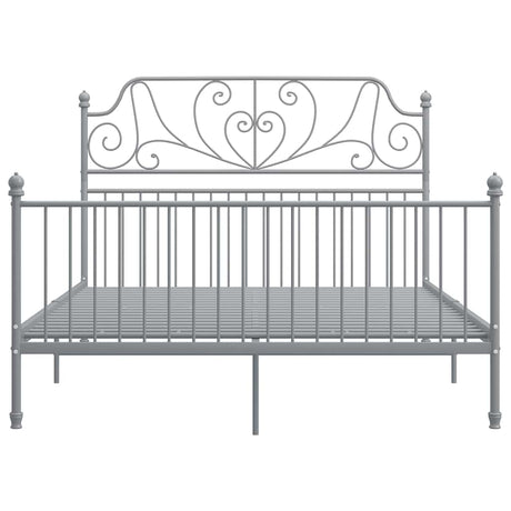 Vidaxl bedframe metaal grijs 160x200 cm