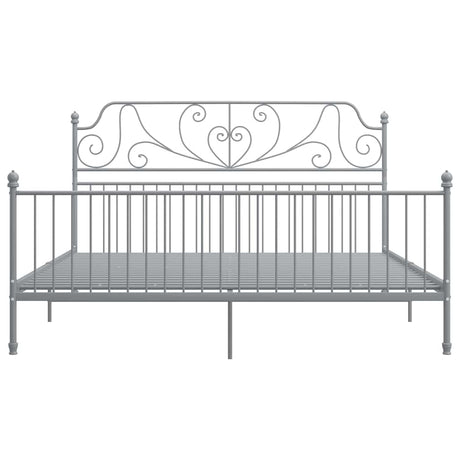 Vidaxl bedframe metaal grijs 180x200 cm
