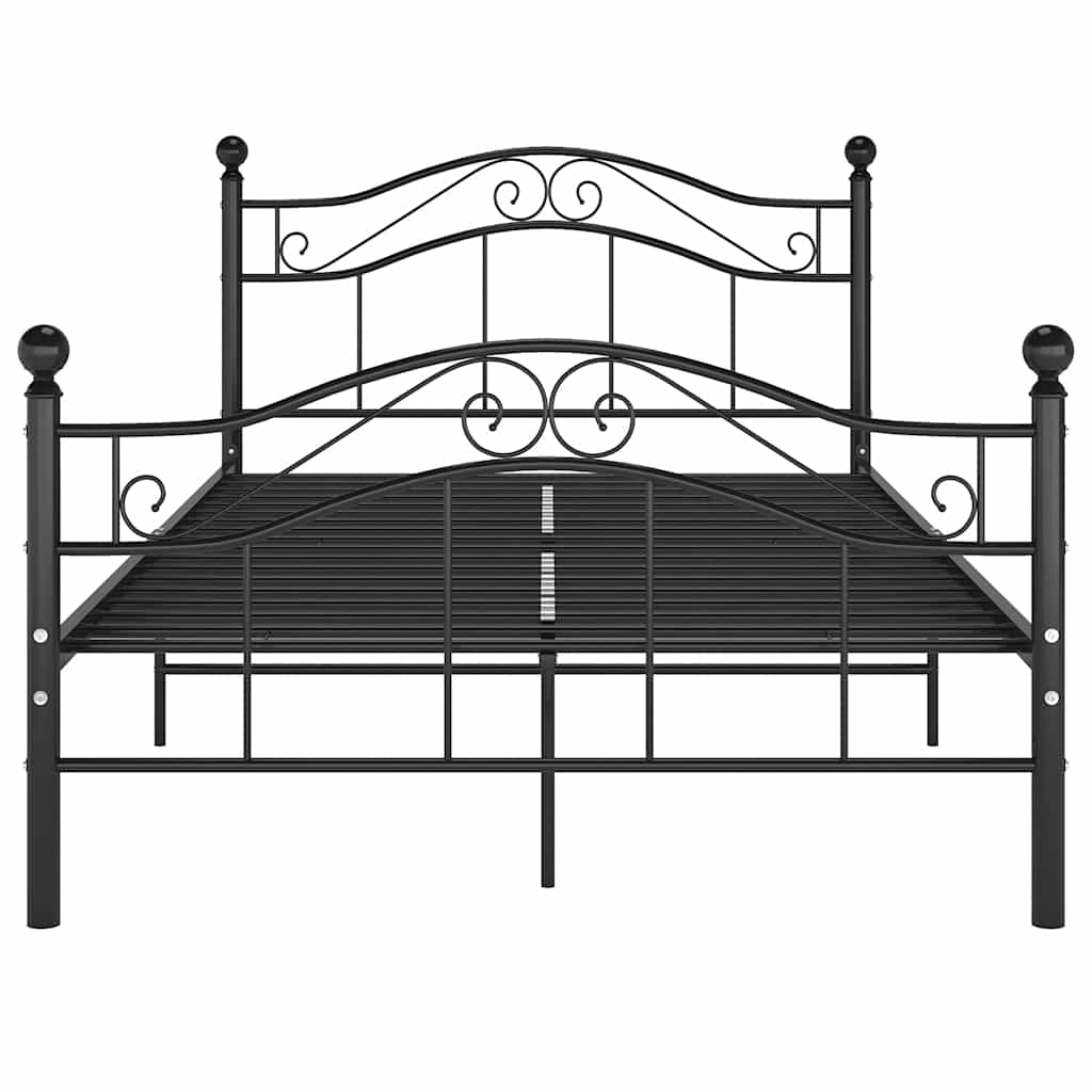 Vidaxl bedframe metaal zwart 120x200 cm