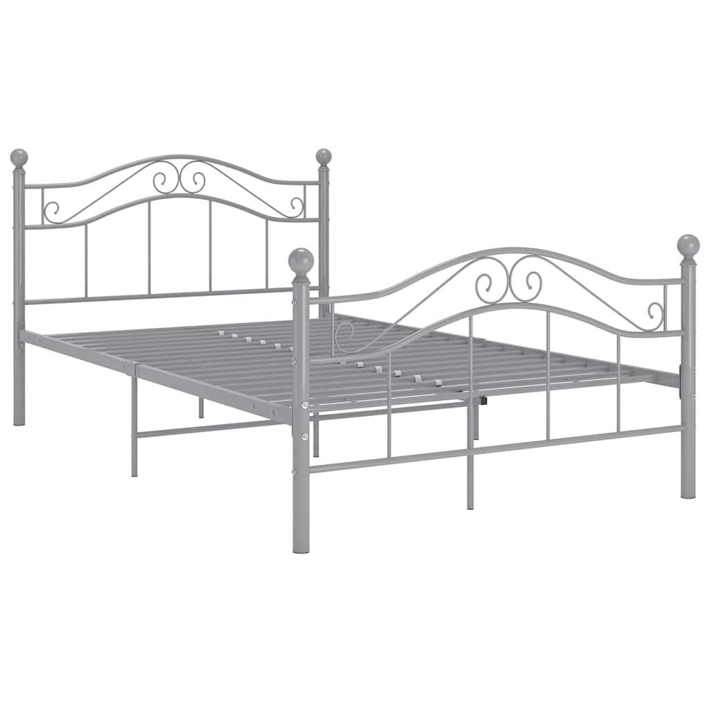 Vidaxl bedframe metaal grijs 120x200 cm