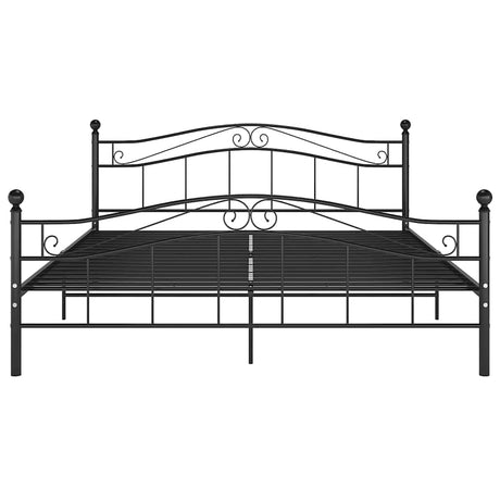 Vidaxl bedframe metaal zwart 140x200 cm