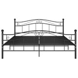 Vidaxl bedframe metaal zwart 180x200 cm
