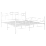 Vidaxl bedframe metaal wit 200x200 cm