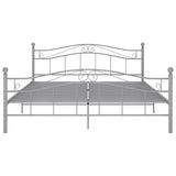 Vidaxl bedframe metaal grijs 200x200 cm