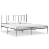 Vidaxl bedframe metaal grijs 180x200 cm