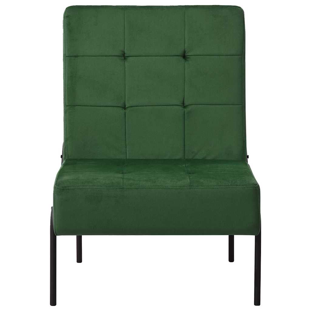 Vidaxl relaxstoel 65x79x87 cm fluweel donkergroen