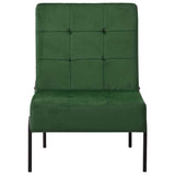 Vidaxl relaxstoel 65x79x87 cm fluweel donkergroen