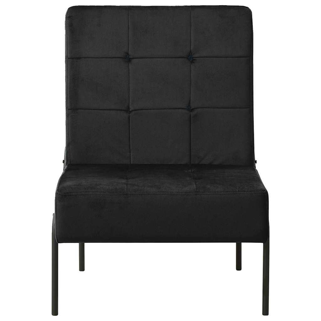 Vidaxl relaxstoel 65x79x87 cm fluweel zwart
