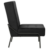 Vidaxl relaxstoel 65x79x87 cm fluweel zwart