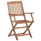 Vidaxl tuinstoelen 2 st inklapbaar massief acaciahout