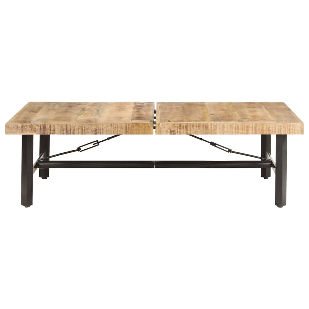 Vidaxl salontafel 142x90x42 cm massief mangohout