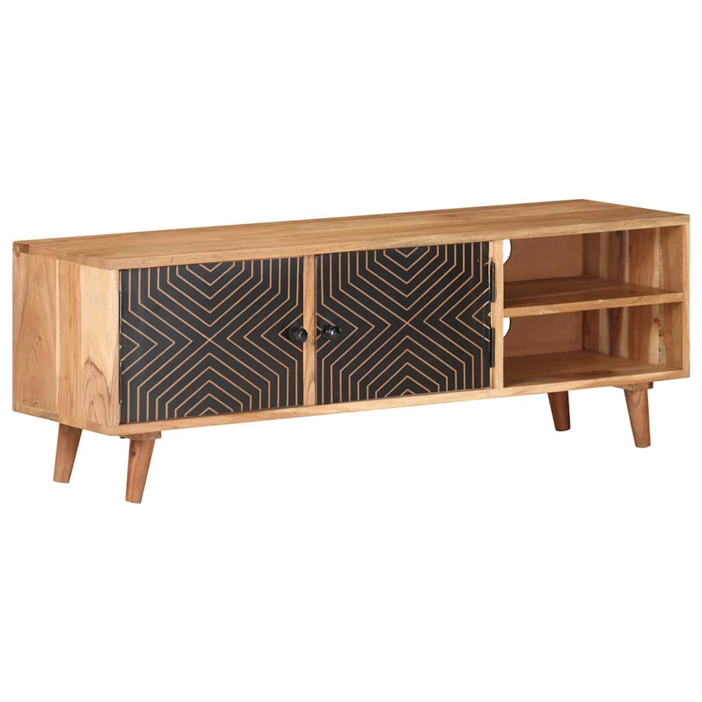 Vidaxl tv-meubel 115x30x39 cm massief acaciahout