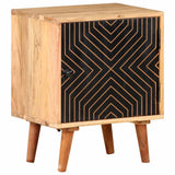 Vidaxl nachtkastje 40x30x50 cm massief acaciahout